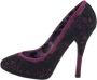 Dolce & Gabbana Pre-owned Lace heels Purple Dames - Thumbnail 1