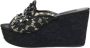 Dolce & Gabbana Pre-owned Lace sandals Black Dames - Thumbnail 1