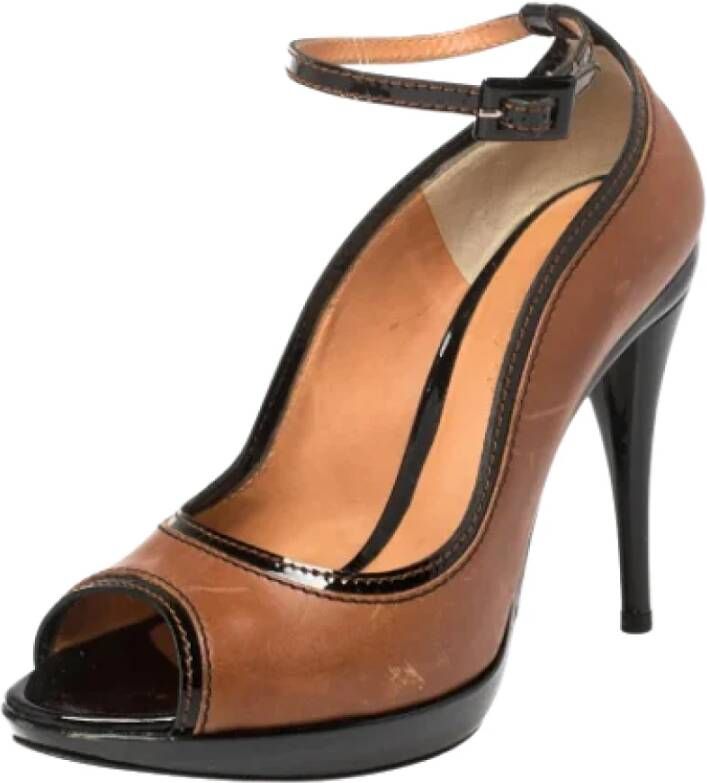 Dolce & Gabbana Pre-owned Leather heels Brown Dames