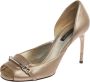 Dolce & Gabbana Pre-owned Leather heels Gray Dames - Thumbnail 1