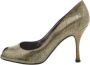 Dolce & Gabbana Pre-owned Leather heels Green Dames - Thumbnail 1
