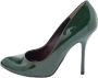 Dolce & Gabbana Pre-owned Leather heels Green Dames - Thumbnail 1