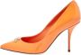 Dolce & Gabbana Pre-owned Leather heels Orange Dames - Thumbnail 1