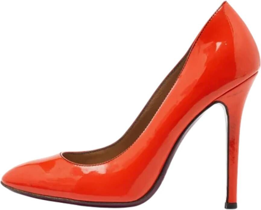 Dolce & Gabbana Pre-owned Leather heels Orange Dames