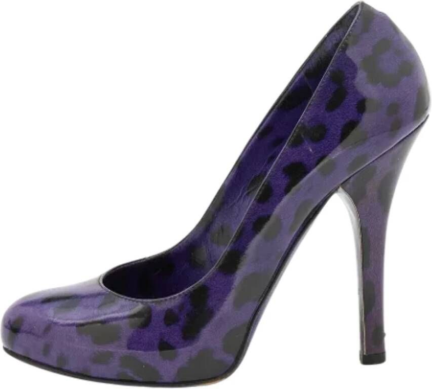 Dolce & Gabbana Pre-owned Leather heels Purple Dames