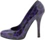 Dolce & Gabbana Pre-owned Leather heels Purple Dames - Thumbnail 1