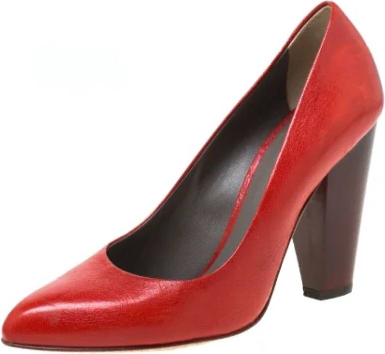 Dolce & Gabbana Pre-owned Leather heels Red Unisex