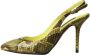 Dolce & Gabbana Pre-owned Leather heels Yellow Dames - Thumbnail 1