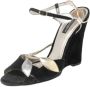 Dolce & Gabbana Pre-owned Leather sandals Black Dames - Thumbnail 1