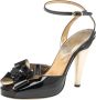 Dolce & Gabbana Pre-owned Leather sandals Black Dames - Thumbnail 1