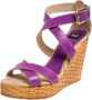 Dolce & Gabbana Pre-owned Leather sandals Purple Dames - Thumbnail 1