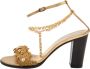 Dolce & Gabbana Pre-owned Leather sandals Yellow Dames - Thumbnail 1