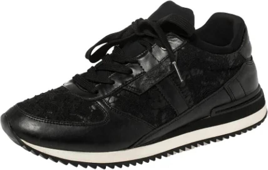 Dolce & Gabbana Pre-owned Leather sneakers Black Dames