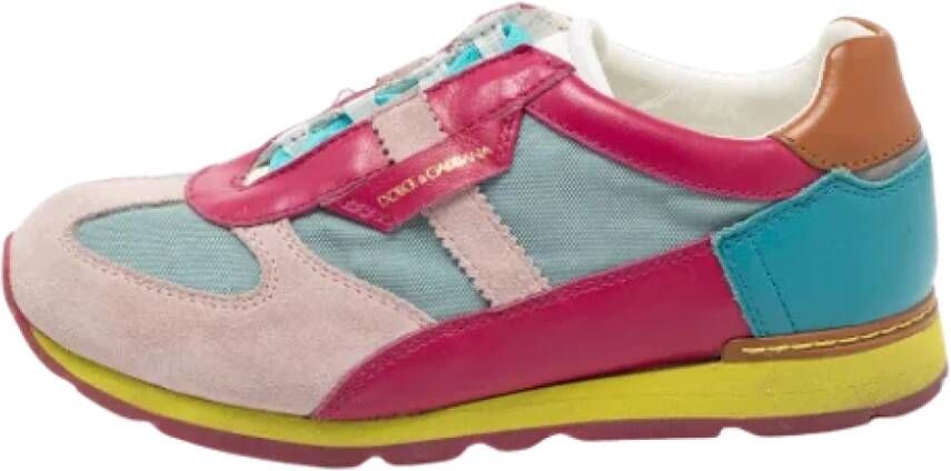 Dolce & Gabbana Pre-owned Leather sneakers Multicolor Dames