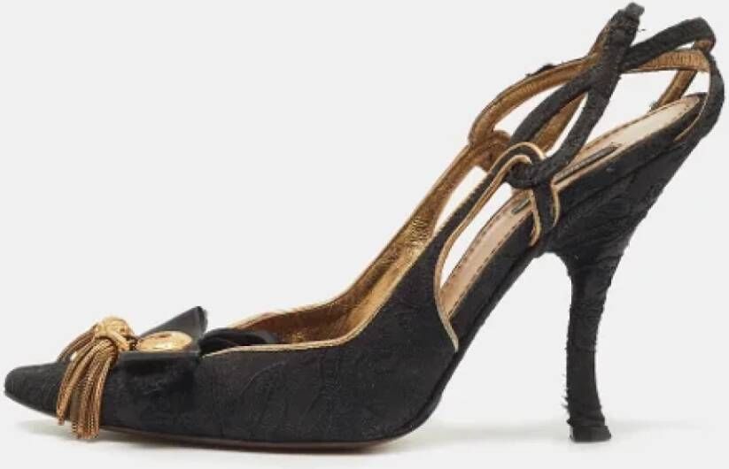 Dolce & Gabbana Pre-owned Mesh heels Black Dames