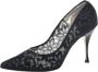 Dolce & Gabbana Pre-owned Mesh heels Black Dames - Thumbnail 1