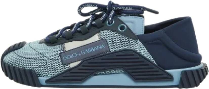 Dolce & Gabbana Pre-owned Mesh sneakers Blue Dames