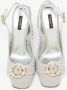 Dolce & Gabbana Pre-owned Metal heels Gray Dames - Thumbnail 1