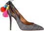 Dolce & Gabbana Pre-owned Raffia heels Gray Dames - Thumbnail 1