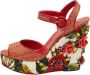 Dolce & Gabbana Pre-owned Raffia sandals Pink Dames - Thumbnail 1