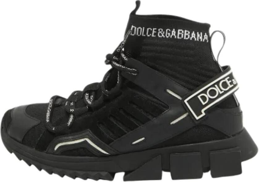 Dolce & Gabbana Pre-owned Rubber sneakers Black Dames