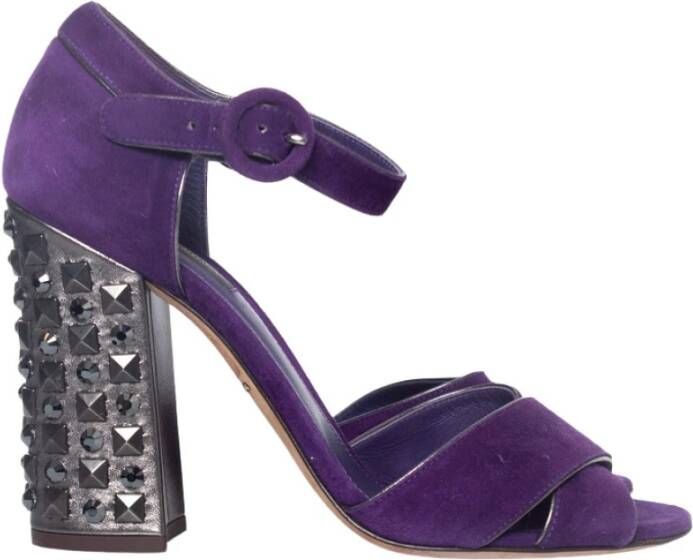 Dolce & Gabbana Pre-owned Sandalen Purple Dames