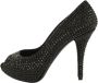 Dolce & Gabbana Pre-owned Satin heels Black Dames - Thumbnail 1