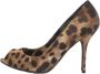 Dolce & Gabbana Pre-owned Satin heels Brown Dames - Thumbnail 1