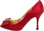 Dolce & Gabbana Pre-owned Satin heels Red Dames - Thumbnail 1