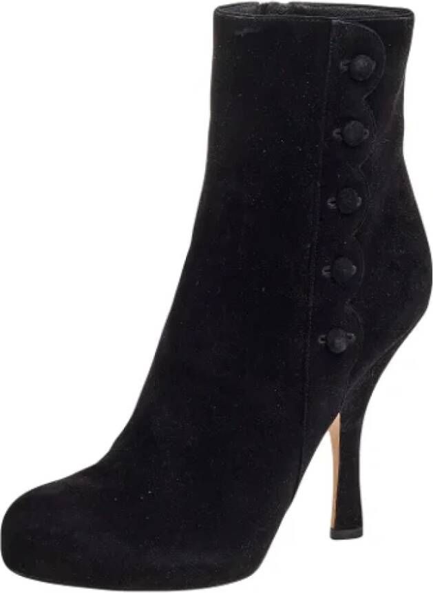 Dolce & Gabbana Pre-owned Suede boots Black Dames