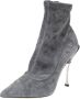 Dolce & Gabbana Pre-owned Suede boots Gray Dames - Thumbnail 1