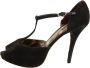 Dolce & Gabbana Pre-owned Suede sandals Black Dames - Thumbnail 1