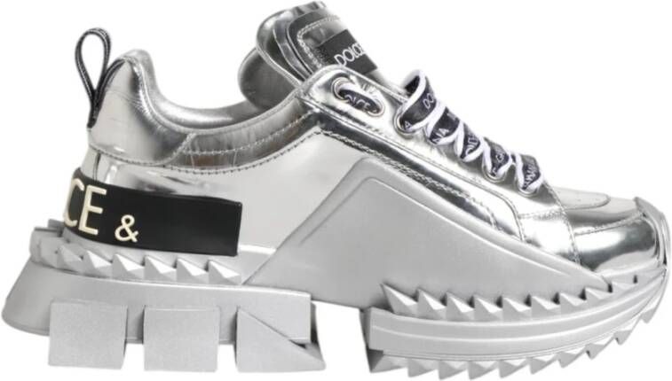 Dolce & Gabbana Premium Leren Queen Sneakers met Logo