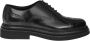 Dolce & Gabbana Premium Zwart Leren Oxford Veterschoenen Black Heren - Thumbnail 18