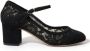 Dolce & Gabbana Zwarte Mary Jane Pumps met Kant Black Dames - Thumbnail 9