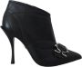 Dolce & Gabbana Gewatteerde Leren Stiletto Laarzen Black Dames - Thumbnail 9