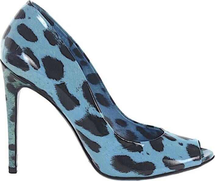 Dolce & Gabbana Verhoog je stijl met Budapester-pumps Blue Dames