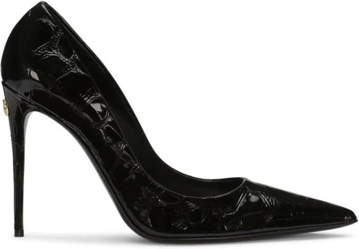 Dolce & Gabbana Pumps met Krokodillenprint Black Dames