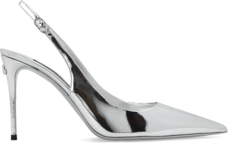 Dolce & Gabbana Pumps met spiegelende afwerking Grijs Dames