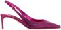 Dolce & Gabbana Luxe Versierde Satijnen Lollo Pumps Purple Dames - Thumbnail 1