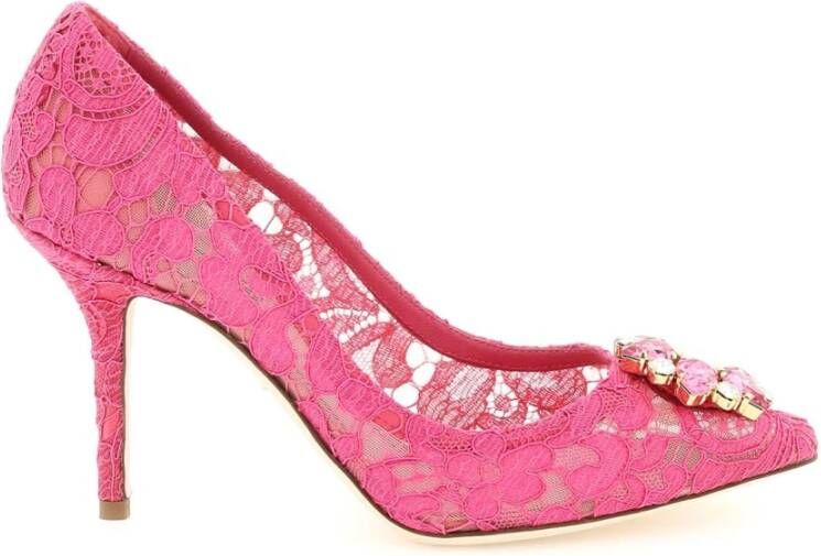 Dolce & Gabbana Elegante Decollete Schoenen Pink Dames
