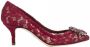 Dolce & Gabbana Kristalversierde hakken pompen Rood Red Dames - Thumbnail 1