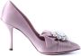 Dolce & Gabbana Roze Bow Heels Pumps met Kristal Detailing Pink Dames - Thumbnail 1