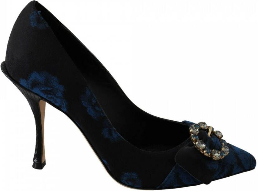 Dolce & Gabbana Blauwe kristalversierde hakken pumps schoenen Blue Dames
