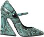 Dolce & Gabbana Python Lederen Mary Jane Pumps Multicolor Dames - Thumbnail 16