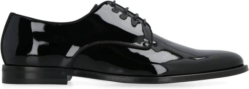 Dolce & Gabbana Zakelijke Schoenen Zwarte Derby Schoenen Black Heren