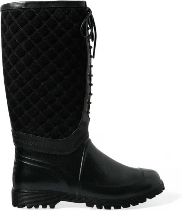 Dolce & Gabbana Rain Boots Black Heren