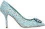Dolce & Gabbana Regenboogkant puntige neus pompen Blue Dames - Thumbnail 1