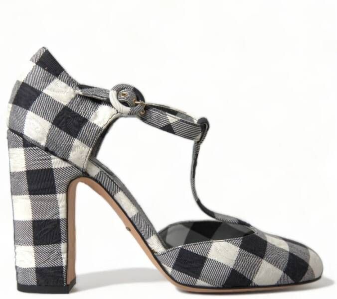 Dolce & Gabbana Retro Gingham Mary Janes Schoenen Multicolor Dames