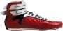 Dolce & Gabbana Rode Gewatteerde Leren Veterschoenen - Thumbnail 1